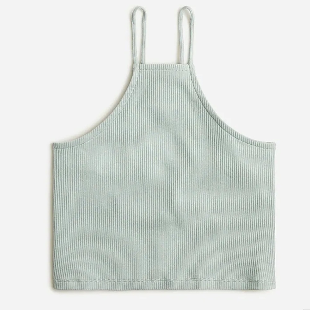 J. Crew Vintage Ribbed Halter Tank